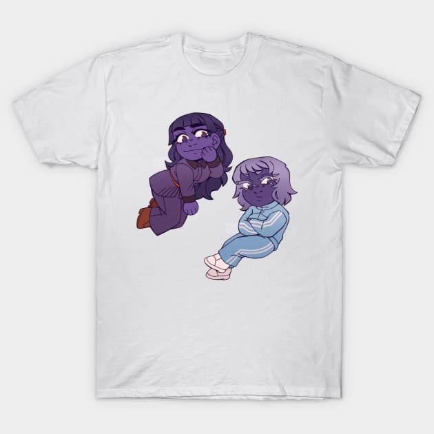 Violets v2 T-Shirt by paperstarzz